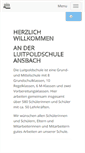 Mobile Screenshot of luitpoldschule-ansbach.de